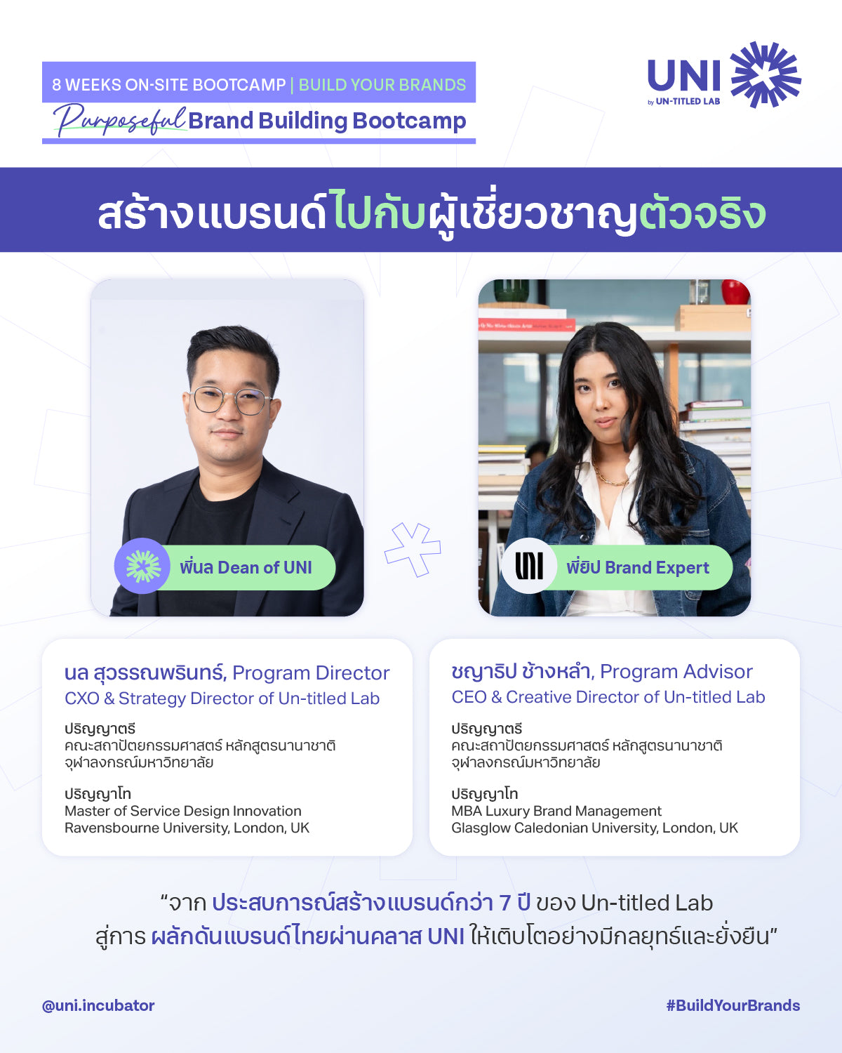 Purposeful Brand Building Bootcamp รอบ Super Early Birds