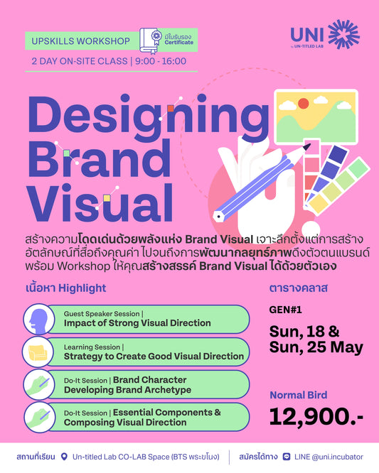 Designing Brand Visual รอบ Normal Bird